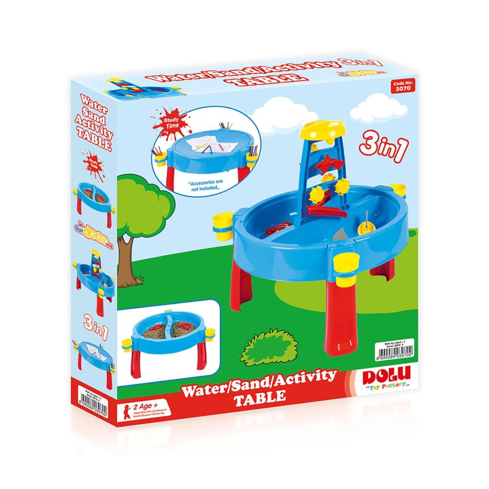 Dolu Oyuncak Su Ve Kum Aktivite Masası