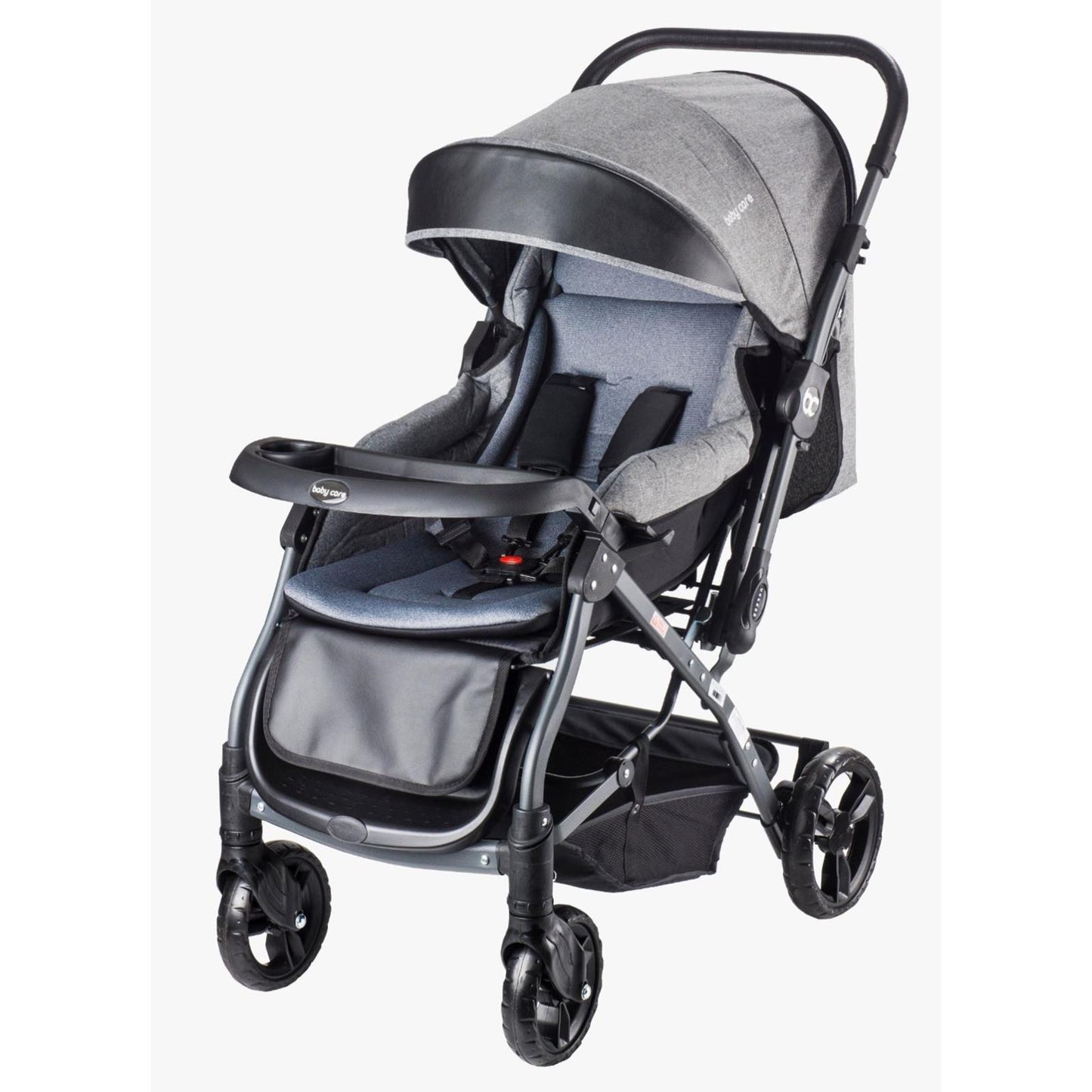 Babycare Capron Çift Yönlü Bebek Arabası - Gri