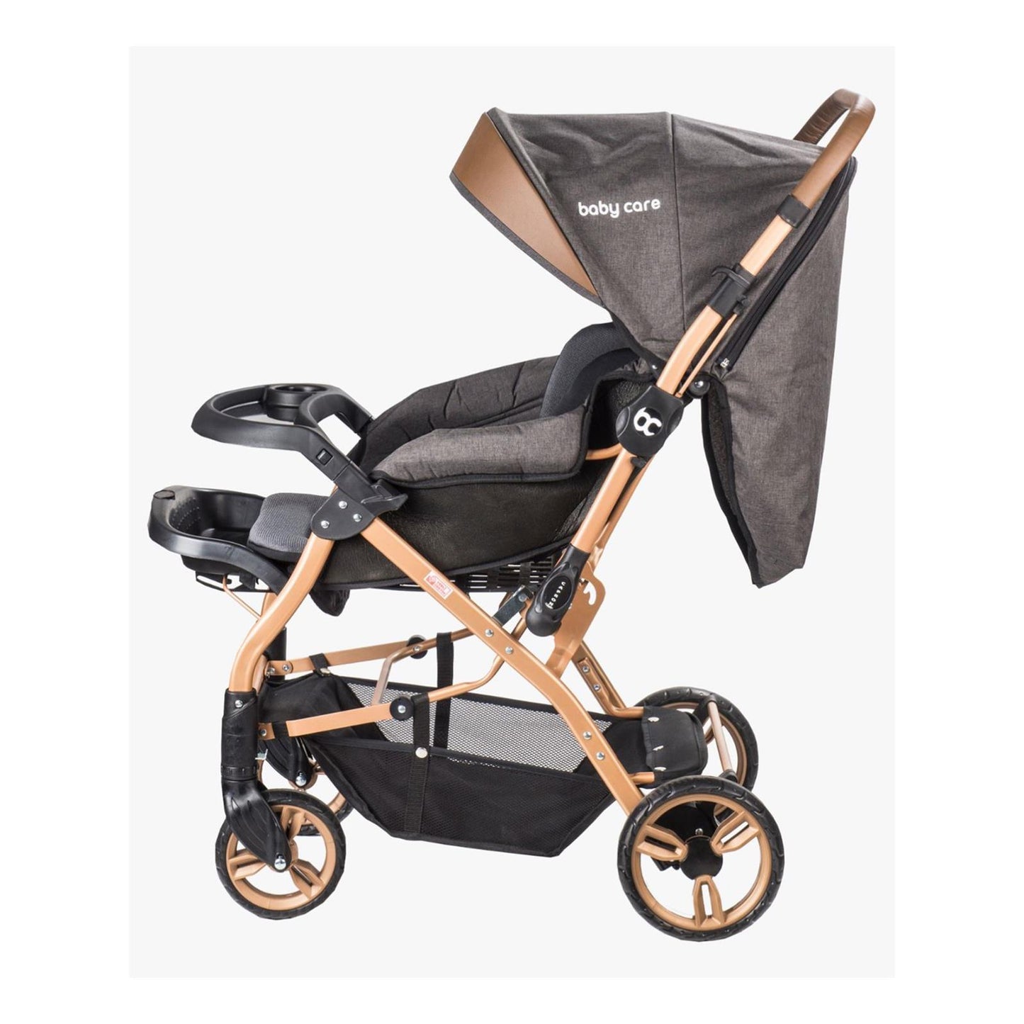 Babycare Capron Çift Yönlü Bebek Arabası - Gri