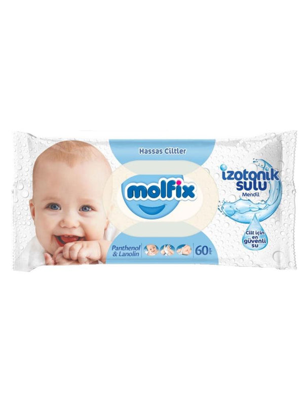 Molfix İzotonik Islak Mendil Hassas Ciltler 60 Adet