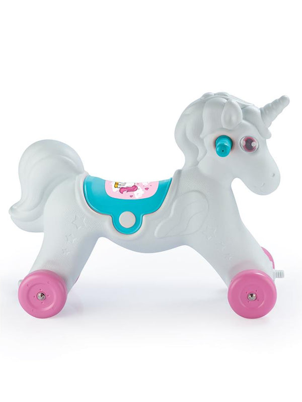 Dolu Unicorn Sallanan Tekerlekli At 2+ Yaş