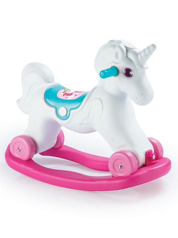 Dolu Unicorn Sallanan Tekerlekli At 2+ Yaş