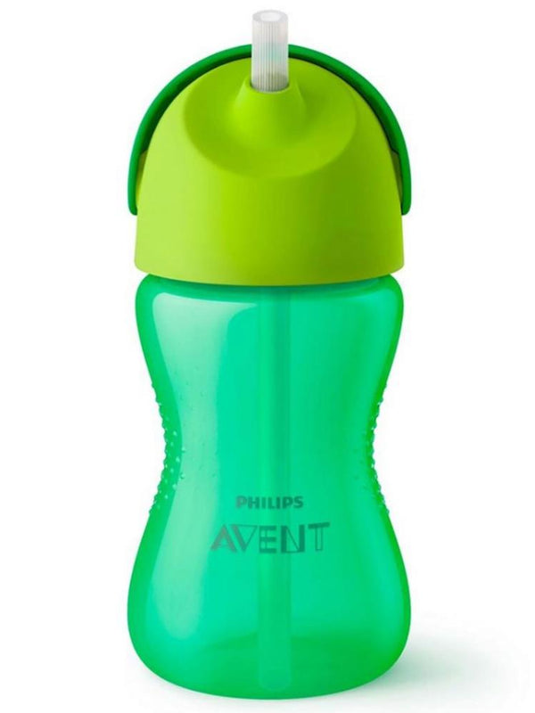 Avent Desenlı Pıpetlı Bardak Yeşil 300 ml