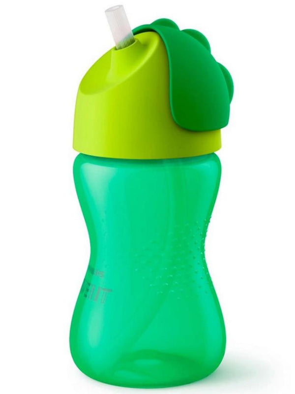 Avent Desenlı Pıpetlı Bardak Yeşil 300 ml