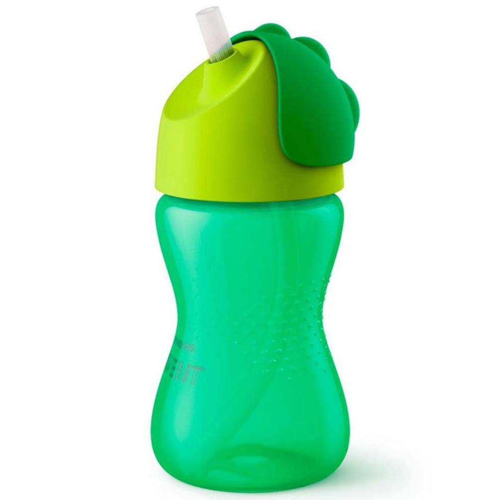 Avent Desenlı Pıpetlı Bardak Yeşil 300 ml