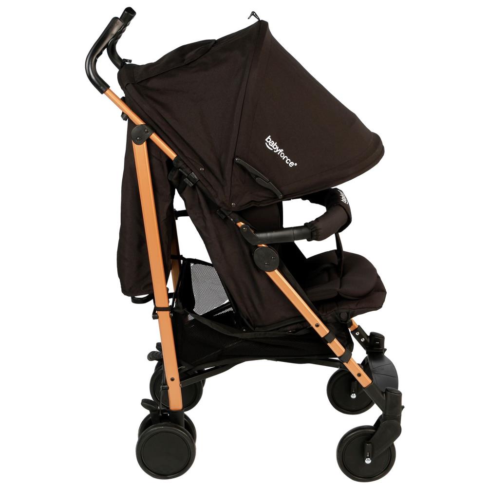 Baby Force Polo20 Lüks Baston Bebek Arabası - Siyah