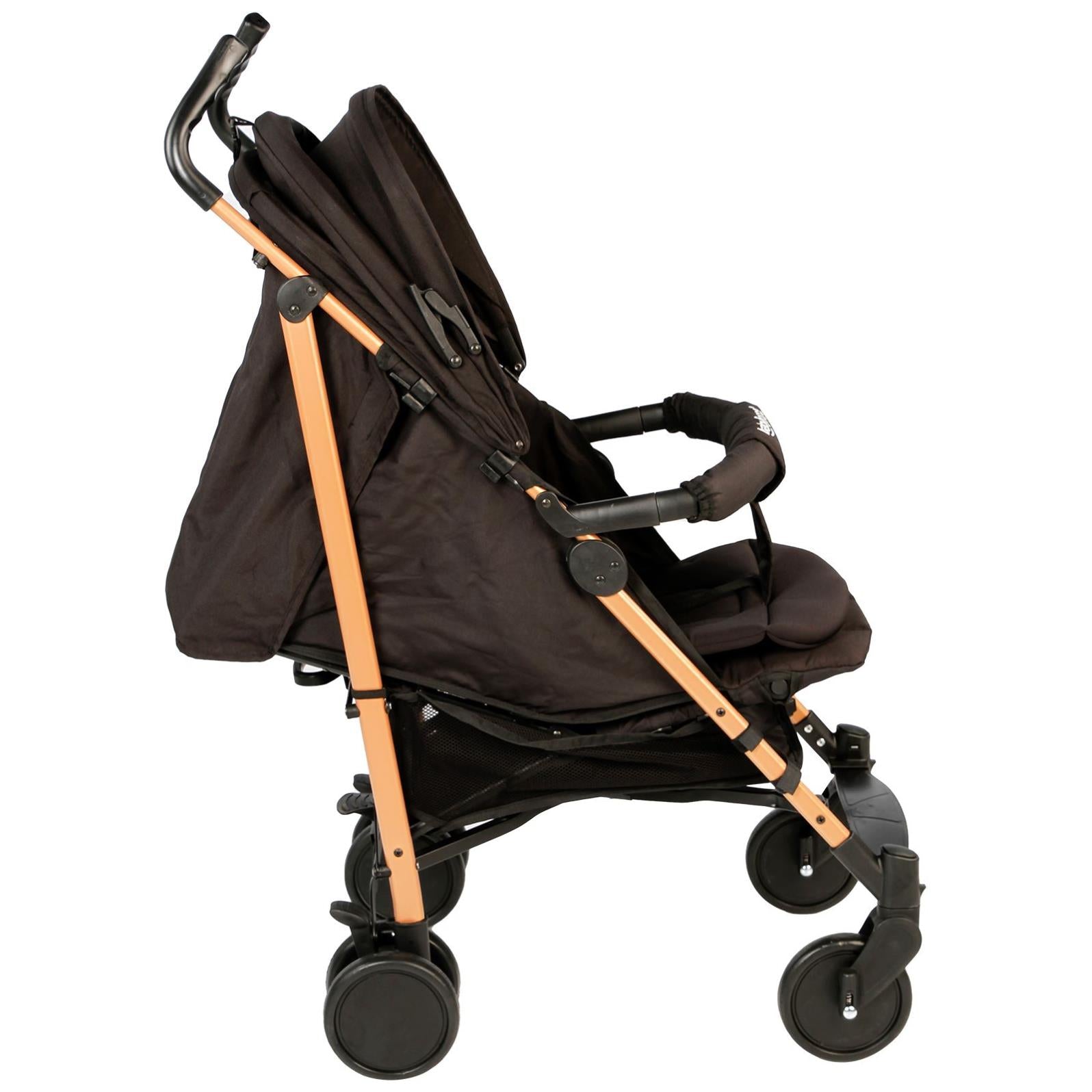 Baby Force Polo20 Lüks Baston Bebek Arabası - Siyah