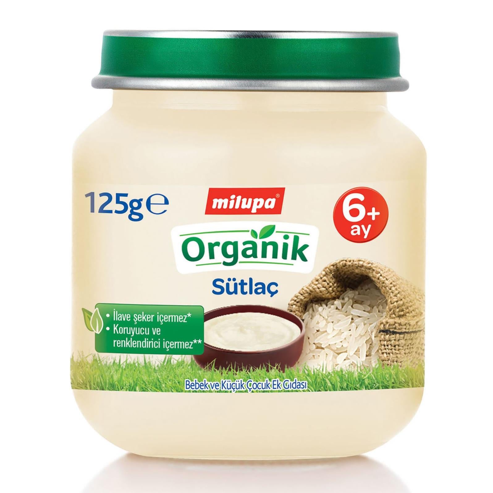 Aptamil Organik Sütlaç Kavanoz 125 g 6+ Ay