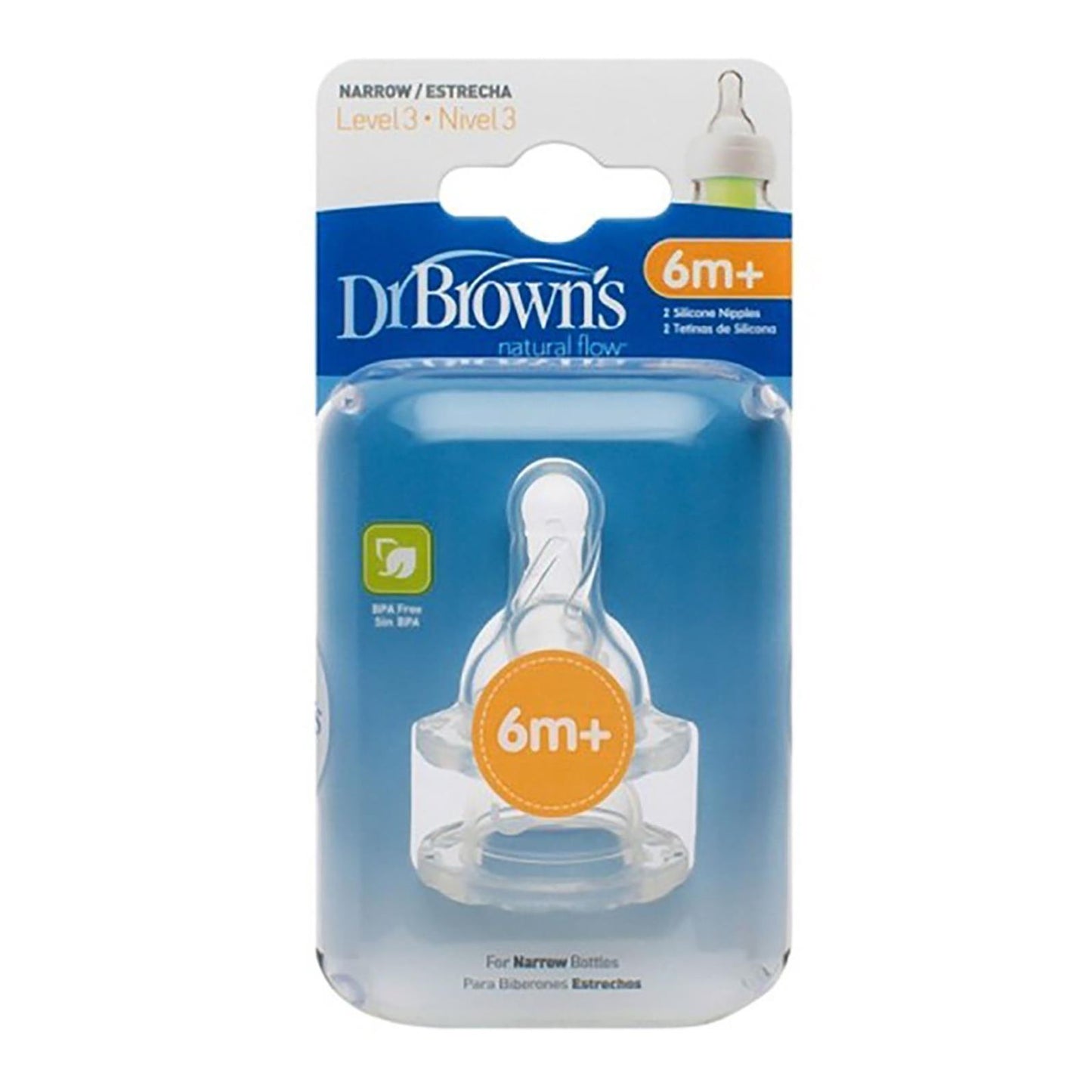 Dr.Browns 3. Seviye Dar Ağız 2'li Silikon Biberon Emziği