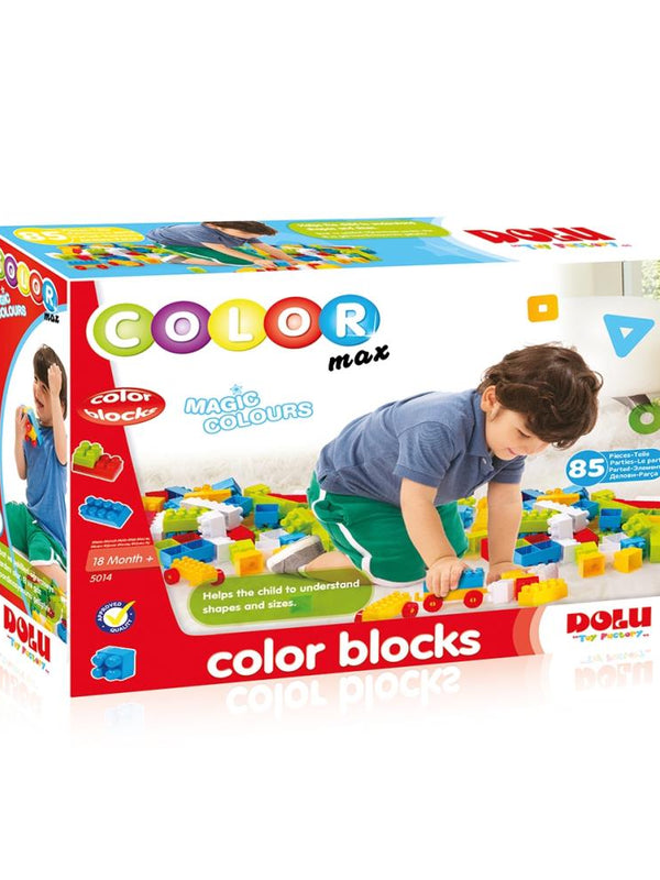 Dolu Renklı Bloklar 85 Parca