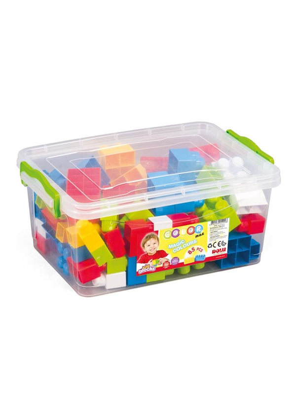 Dolu Sandıkta Buyuk Renklı Bloklar 85 Parca