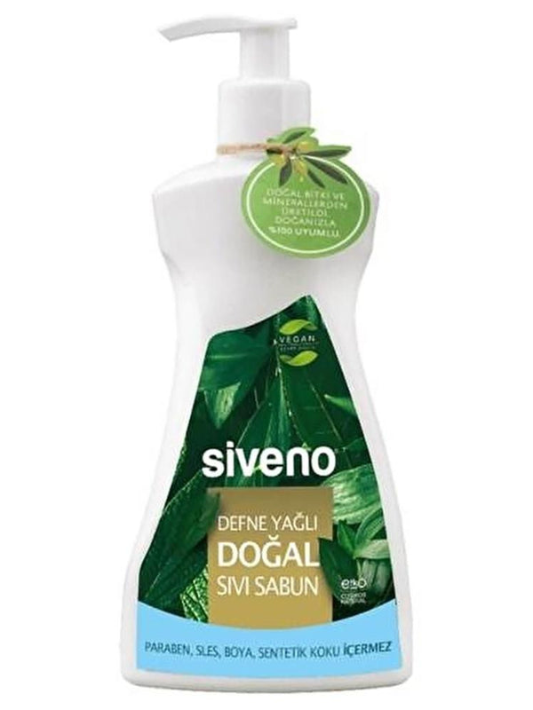 Siveno Defne Yağlı Doğal Sıvı Sabun 300 ml