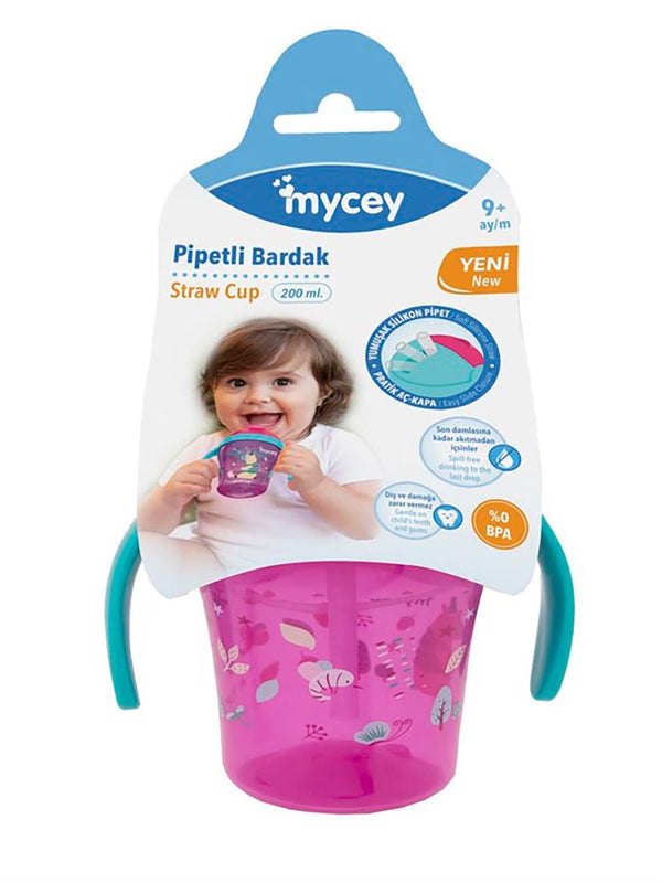 Mycey Pipetli Bardak - Pembe