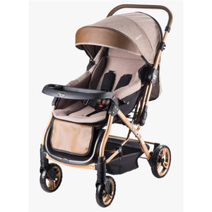 Babycare Capron Çift Yönlü Bebek Arabası - Kahverengi