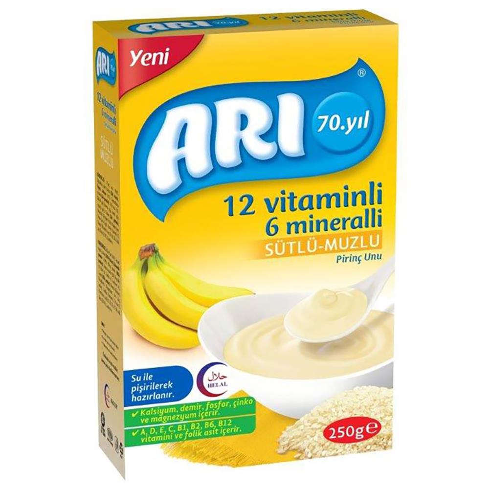 Arı Sütlü Ve Muzlu Ek Gıda 250 gr