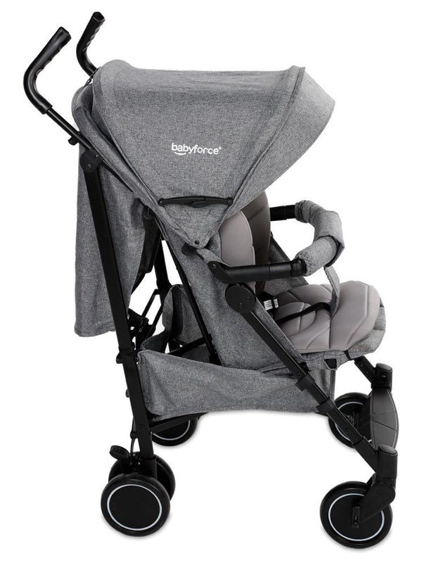 Baby Force Polo20 Lüks Baston Bebek Arabası - Gri