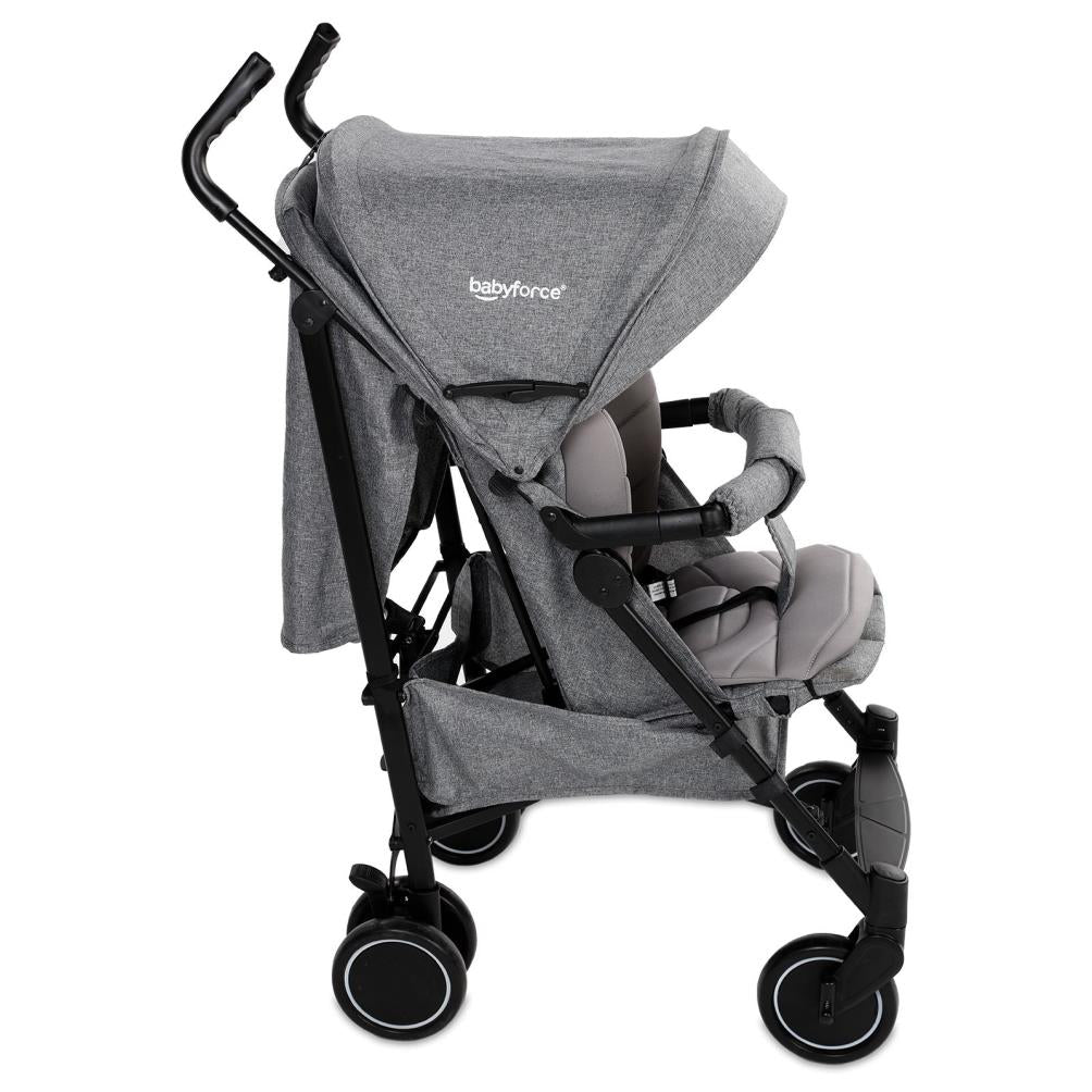 Baby Force Polo20 Lüks Baston Bebek Arabası - Gri