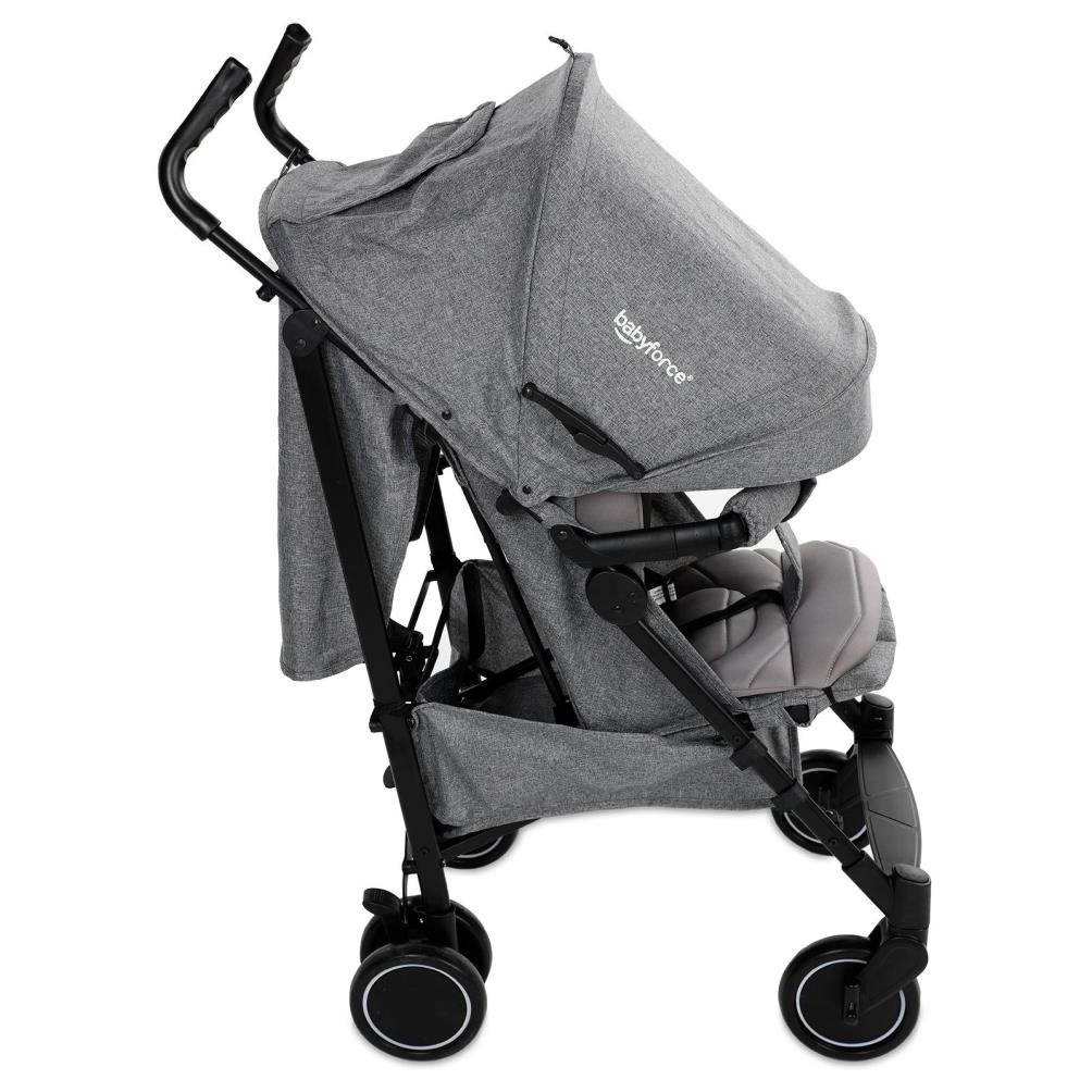 Baby Force Polo20 Lüks Baston Bebek Arabası - Gri