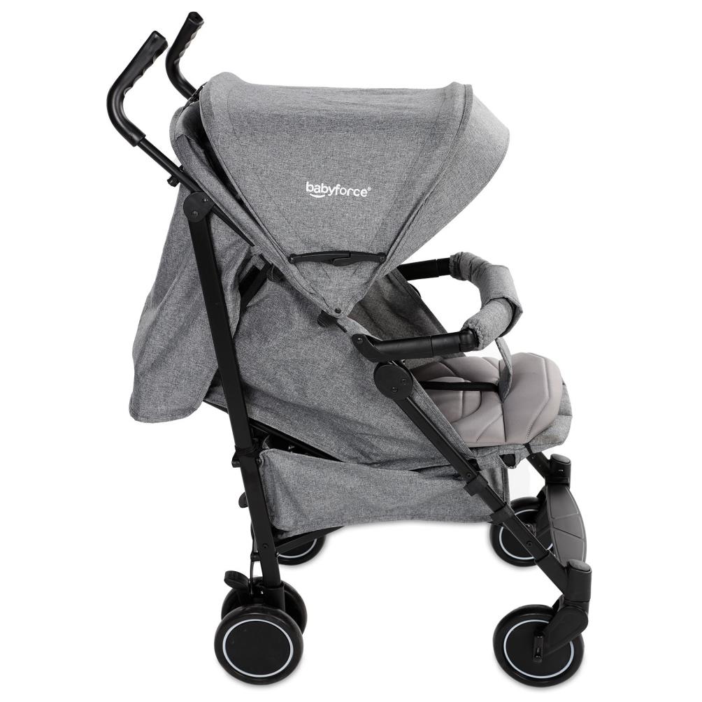 Baby Force Polo20 Lüks Baston Bebek Arabası - Gri
