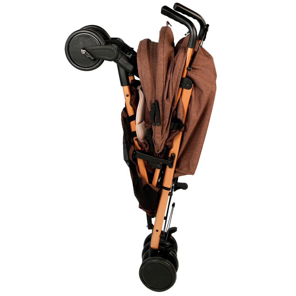 Baby Force Polo20 Lüks Baston Bebek Arabası - Kahverengi