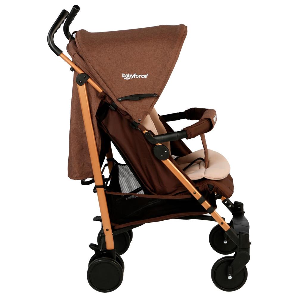 Baby Force Polo20 Lüks Baston Bebek Arabası - Kahverengi