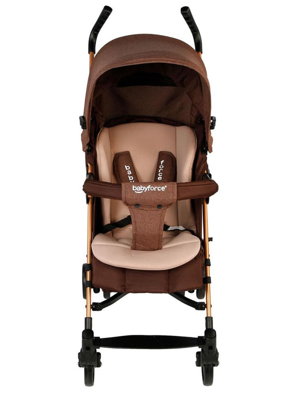 Baby Force Polo20 Lüks Baston Bebek Arabası - Kahverengi