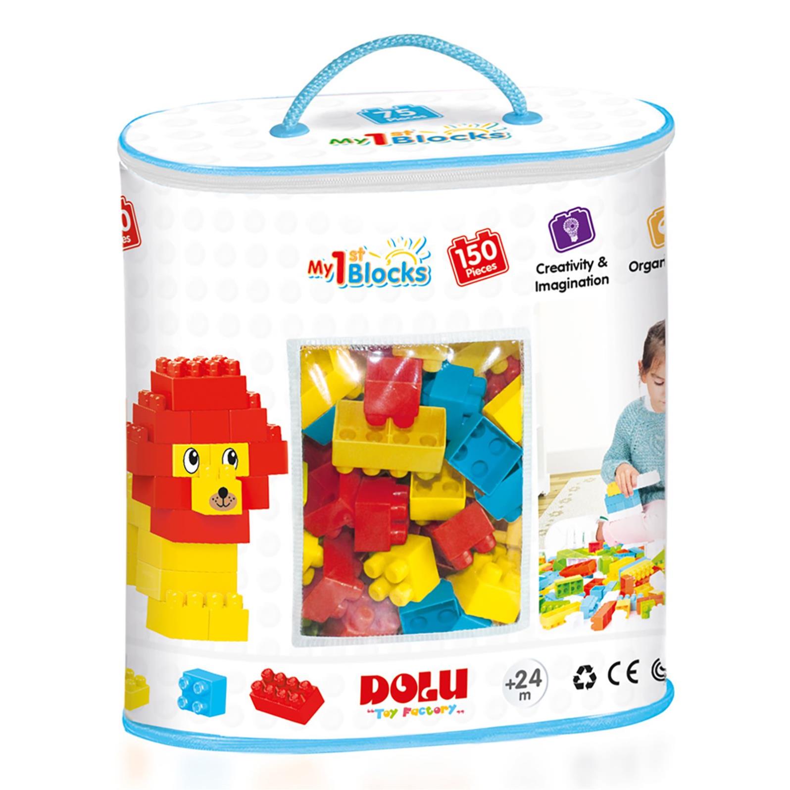 Dolu Oyuncak Baskılı Torbada Mını Bloklar 150 Parca