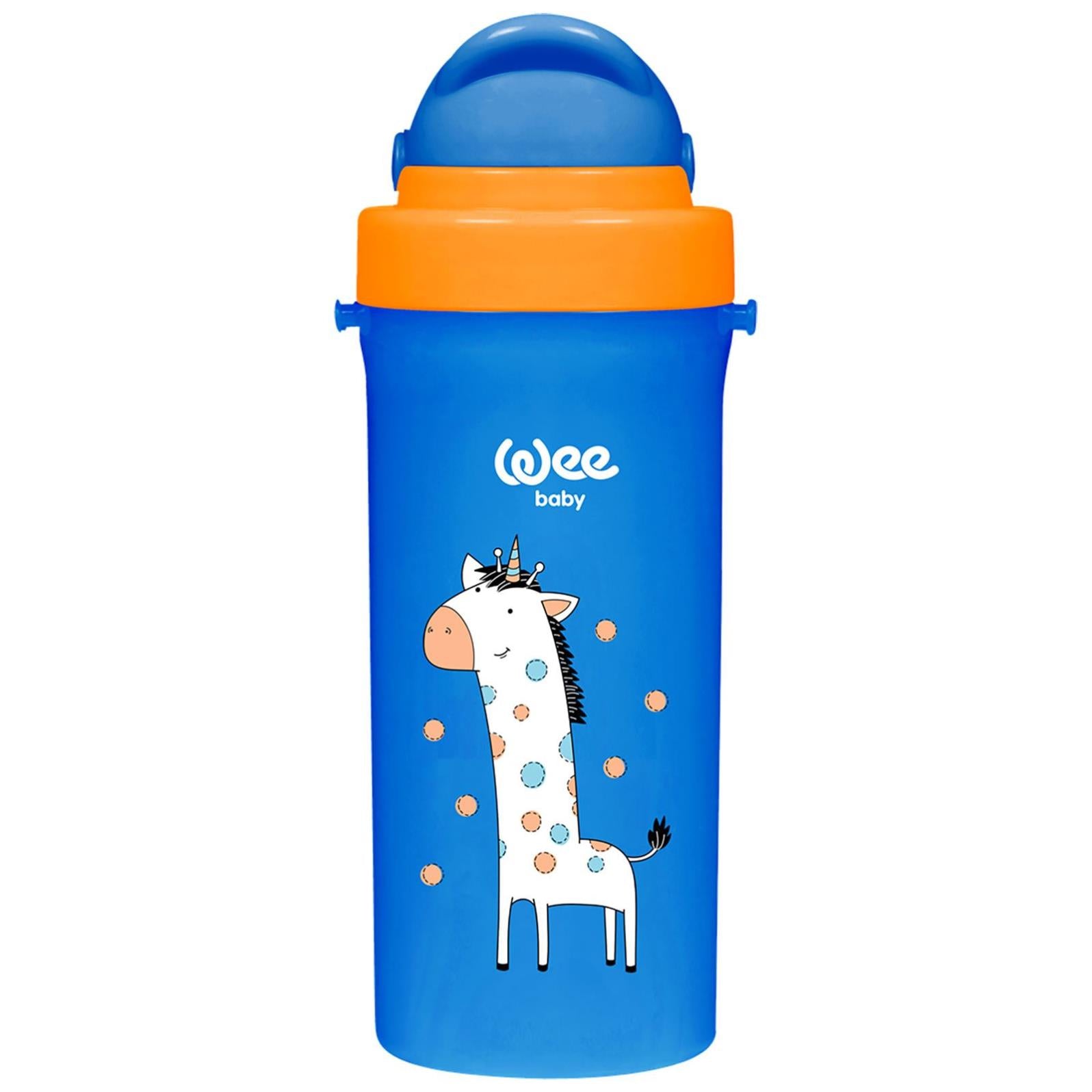 Wee Baby Pipetli Bardak 300 ml - Mavi