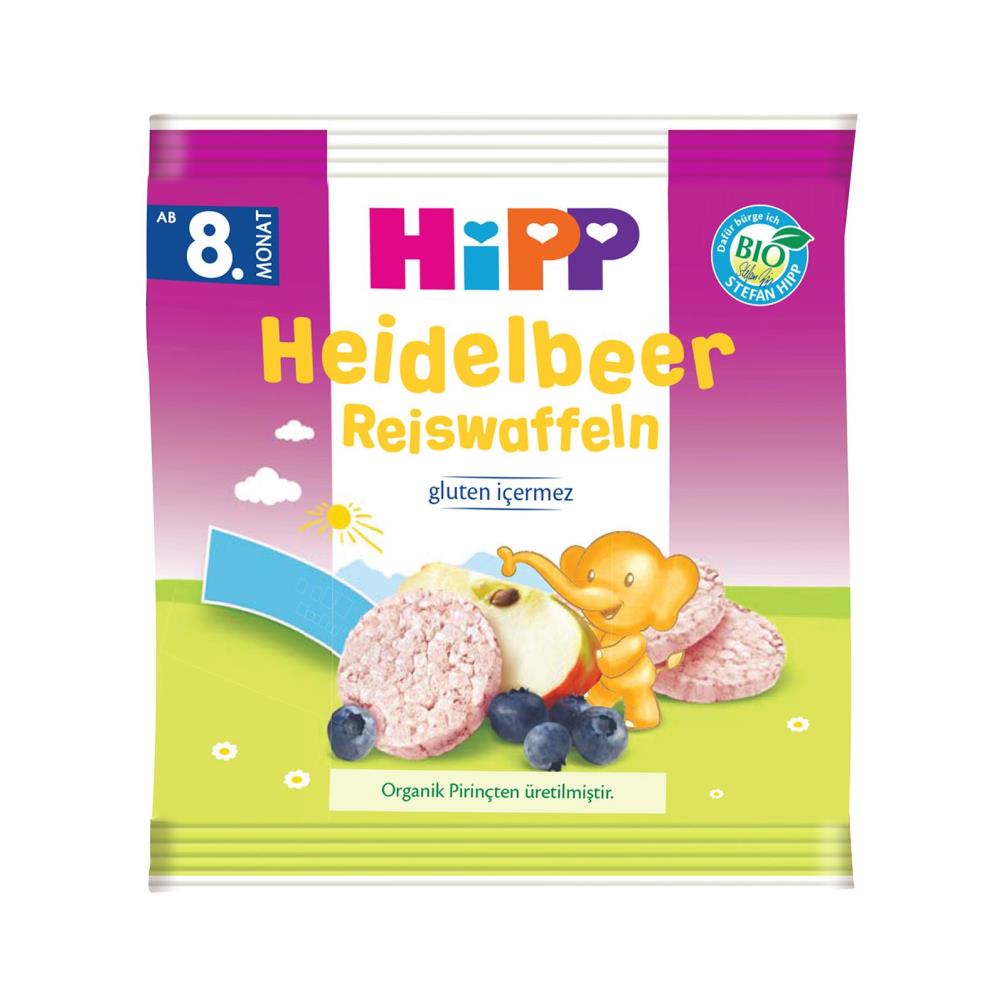 Hipp Yabanmersinli Pirinçli Bebek Gofreti 30 gr