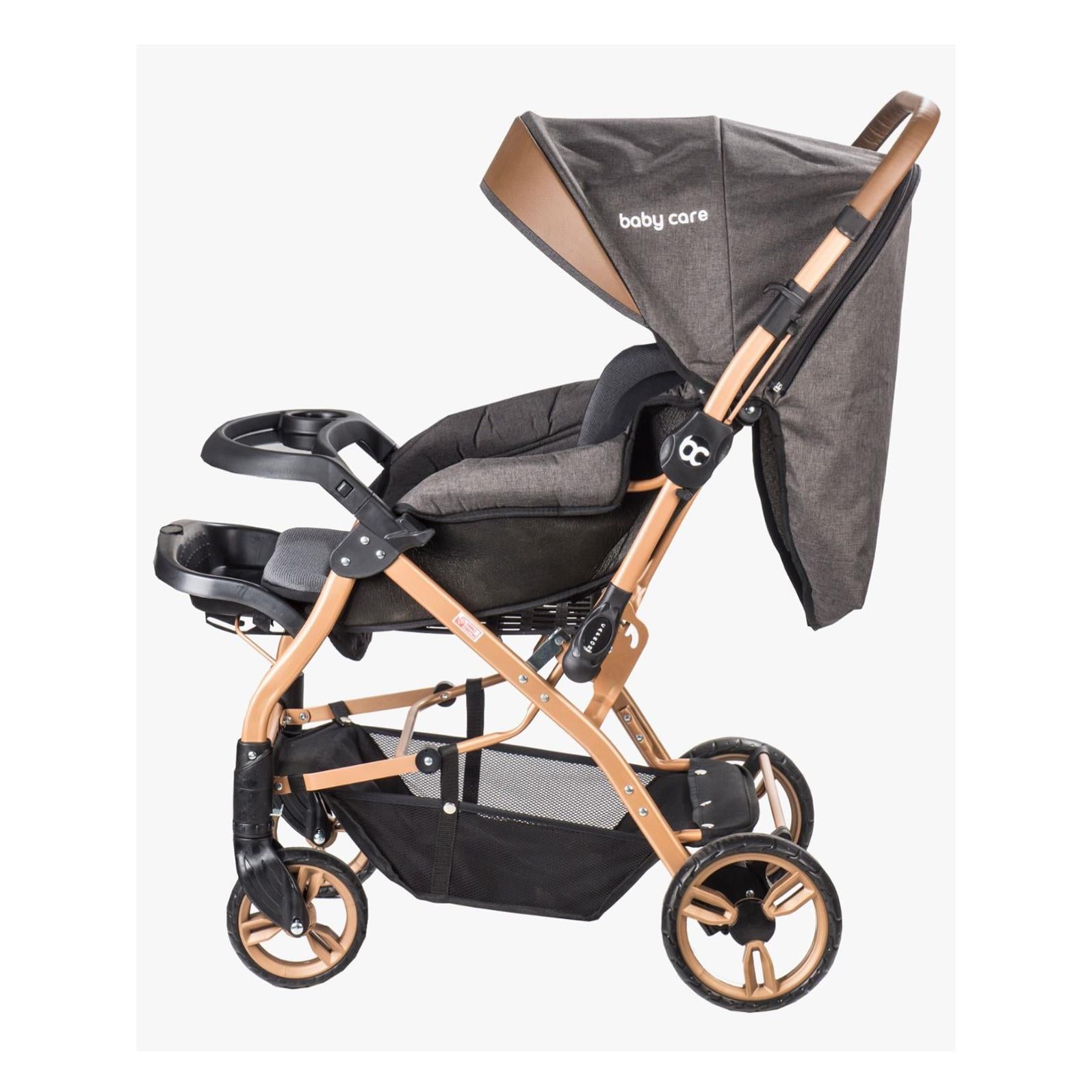 Babycare Capron Çift Yönlü Bebek Arabası - Siyah