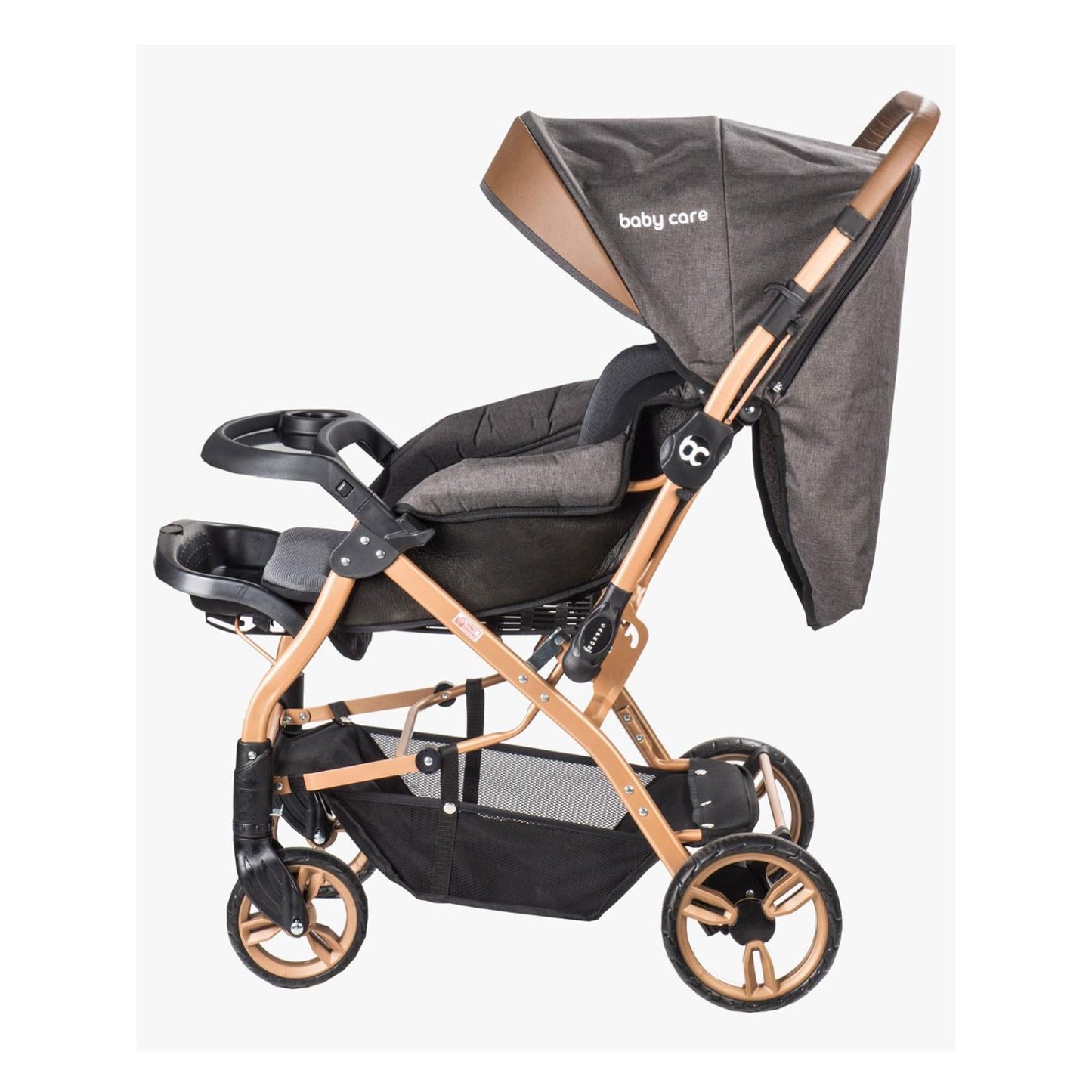 Babycare Capron Çift Yönlü Bebek Arabası - Siyah