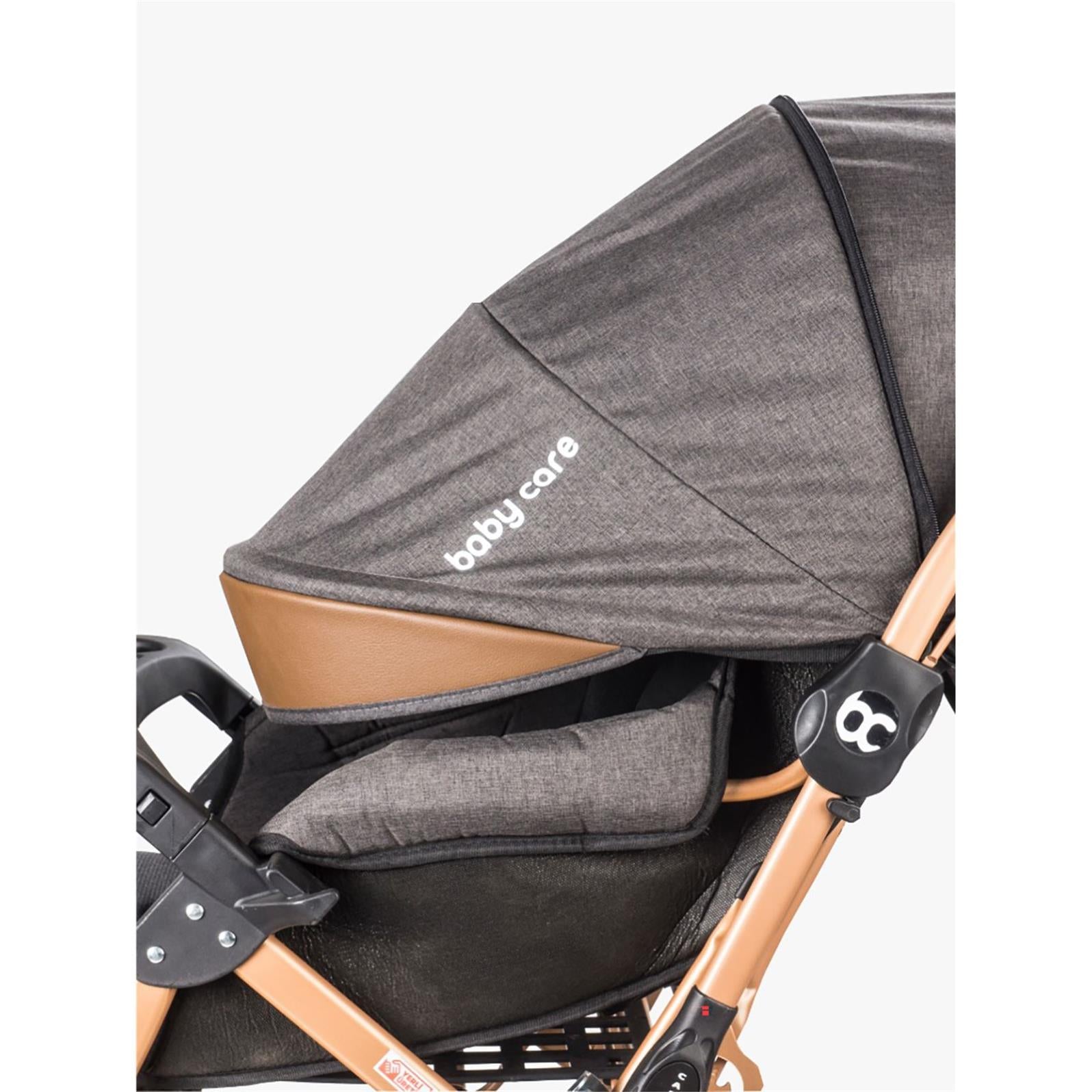 Babycare Capron Çift Yönlü Bebek Arabası - Siyah