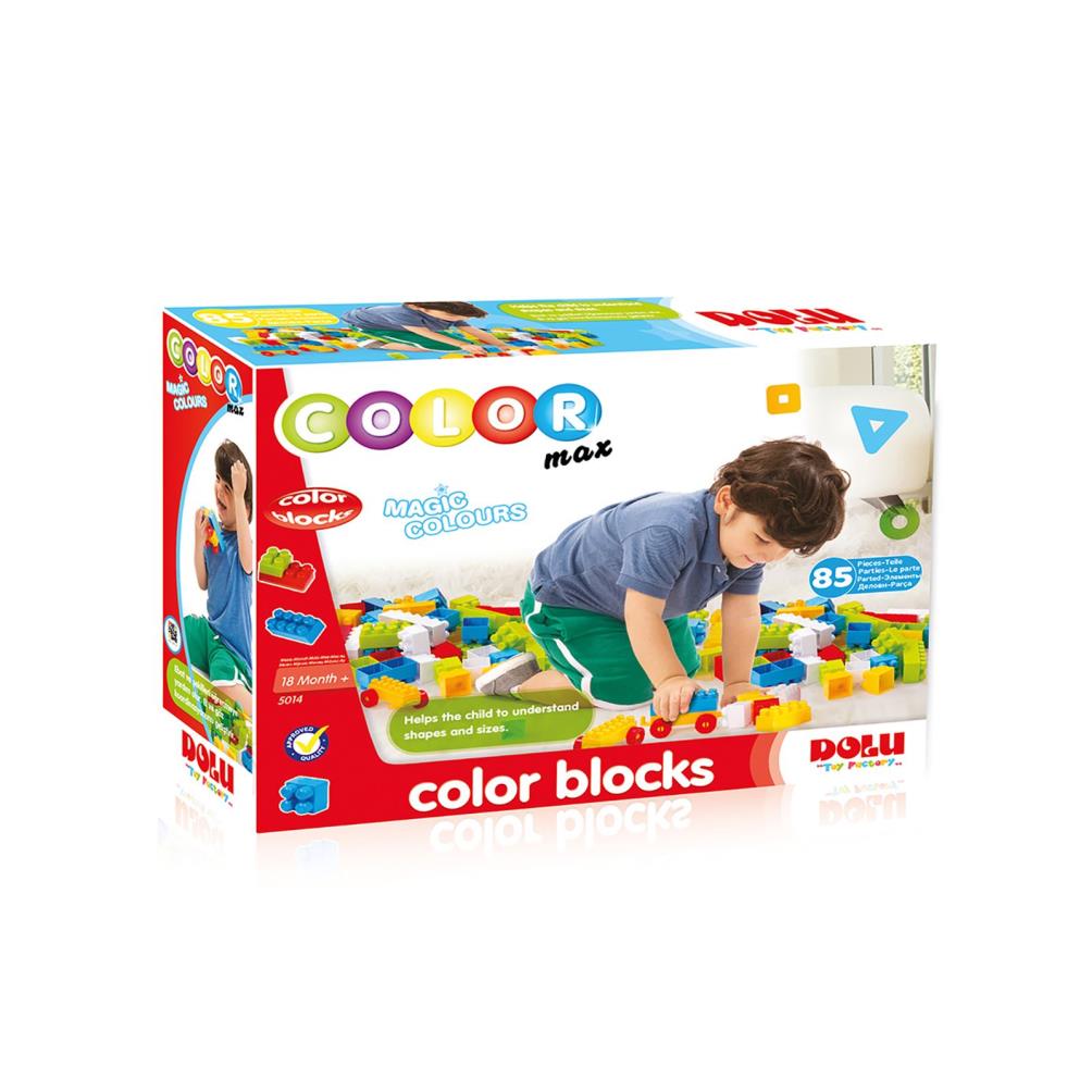 Dolu Renklı Bloklar 85 Parca