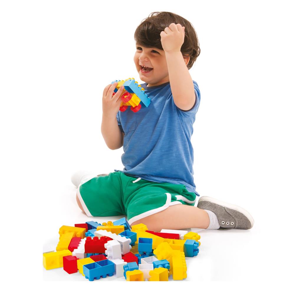 Dolu Renklı Bloklar 85 Parca