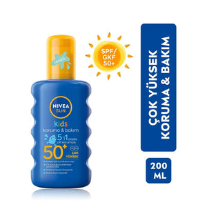 Nıvea Sun Cocuk Renklı Nemlendırıcı Gunes Spreyı +50 Factor 200ml