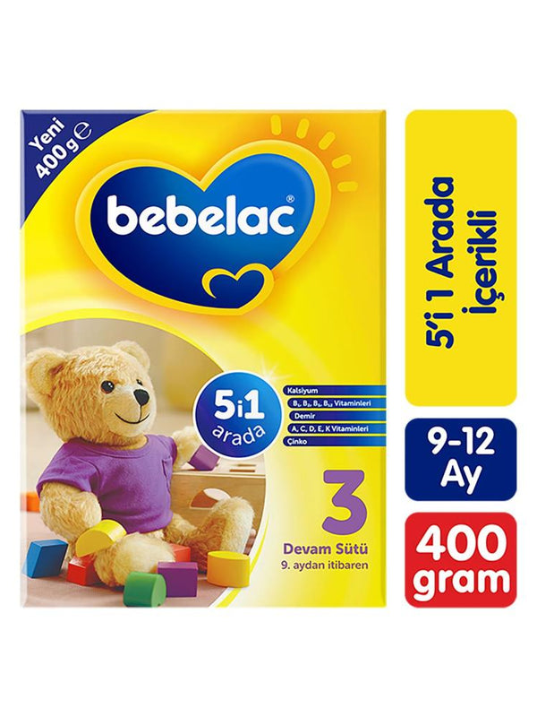Bebelac 3 Devam Sütü 400 G 9-12 Ay