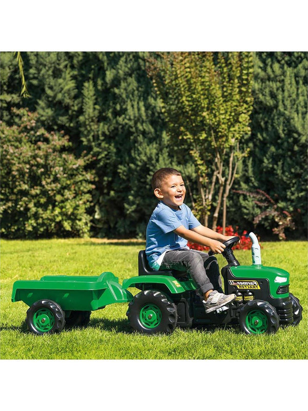 Dolu Romorklu Traktor Pedallı