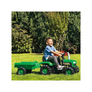 Dolu Oyuncak  Romorklu Traktor Pedallı
