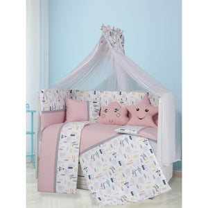 Aras Bebe Safari Uyku Seti 60*121 - Pembe