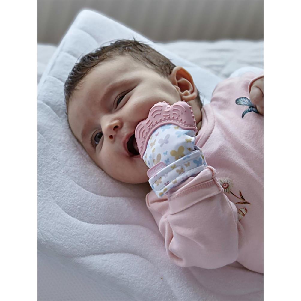 Babyjem Dis Kaşıyıcı Eldiven - Mavi