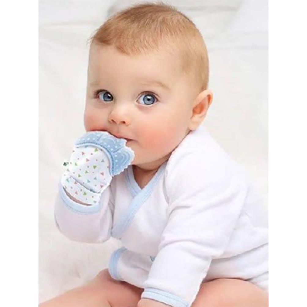 Babyjem Dis Kaşıyıcı Eldiven - Mavi