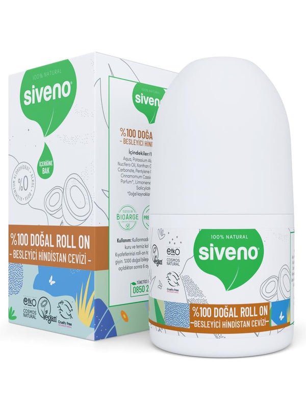 Siveno Doğal Roll on – Besleyici Hindistan Cevizi 50ml