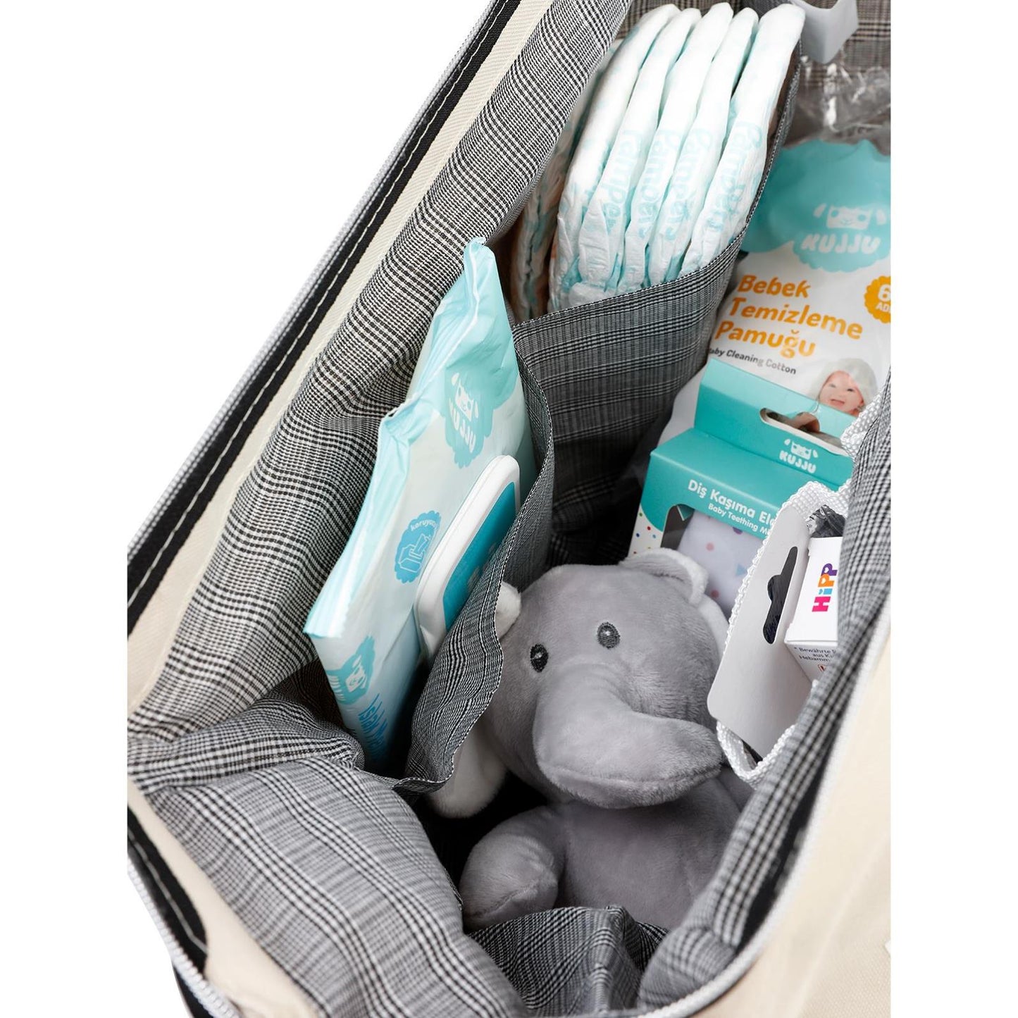 Stylo Çanta Mommy Bag Anne Bebek Bakım Çantası - Bej