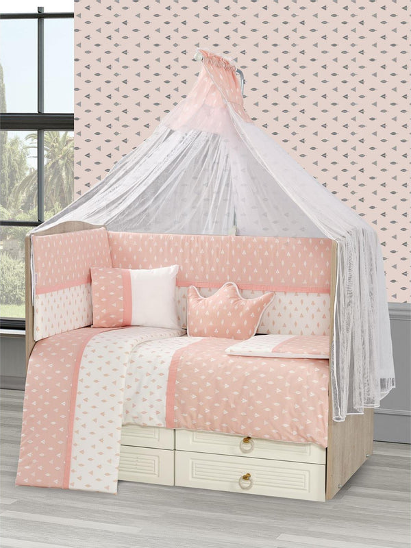 Aras Bebe Doğa Uyku Seti 60*121 - Pembe