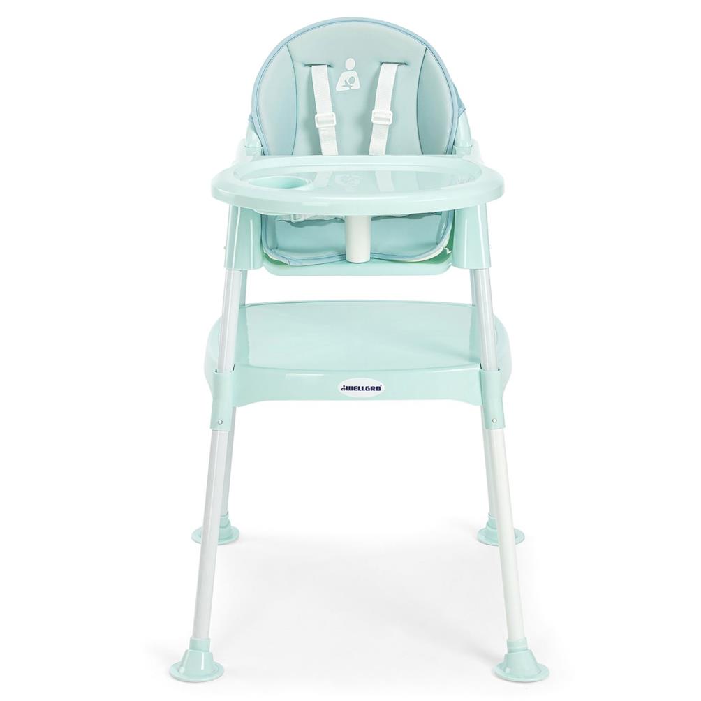 Wellgro Pretty 3in1 Çalışma Masalı Mama Sandalyesi - Yeşil