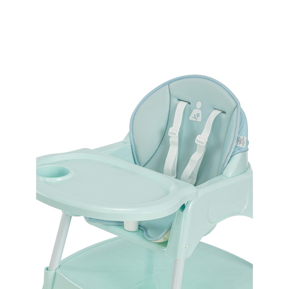 Wellgro Pretty 3in1 Çalışma Masalı Mama Sandalyesi - Yeşil