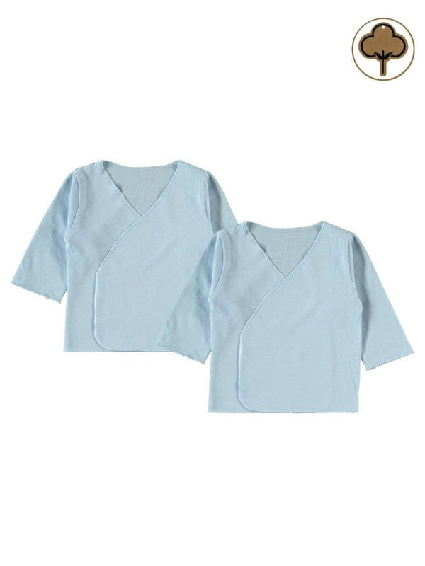 Civil Baby Organik Pamuklu 2'li İç Zıbın - Mavi