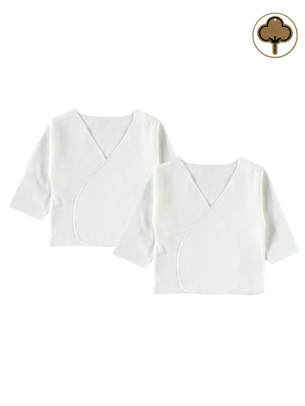 Civil Baby Organik Pamuklu 2'li İç Zıbın - Ekru