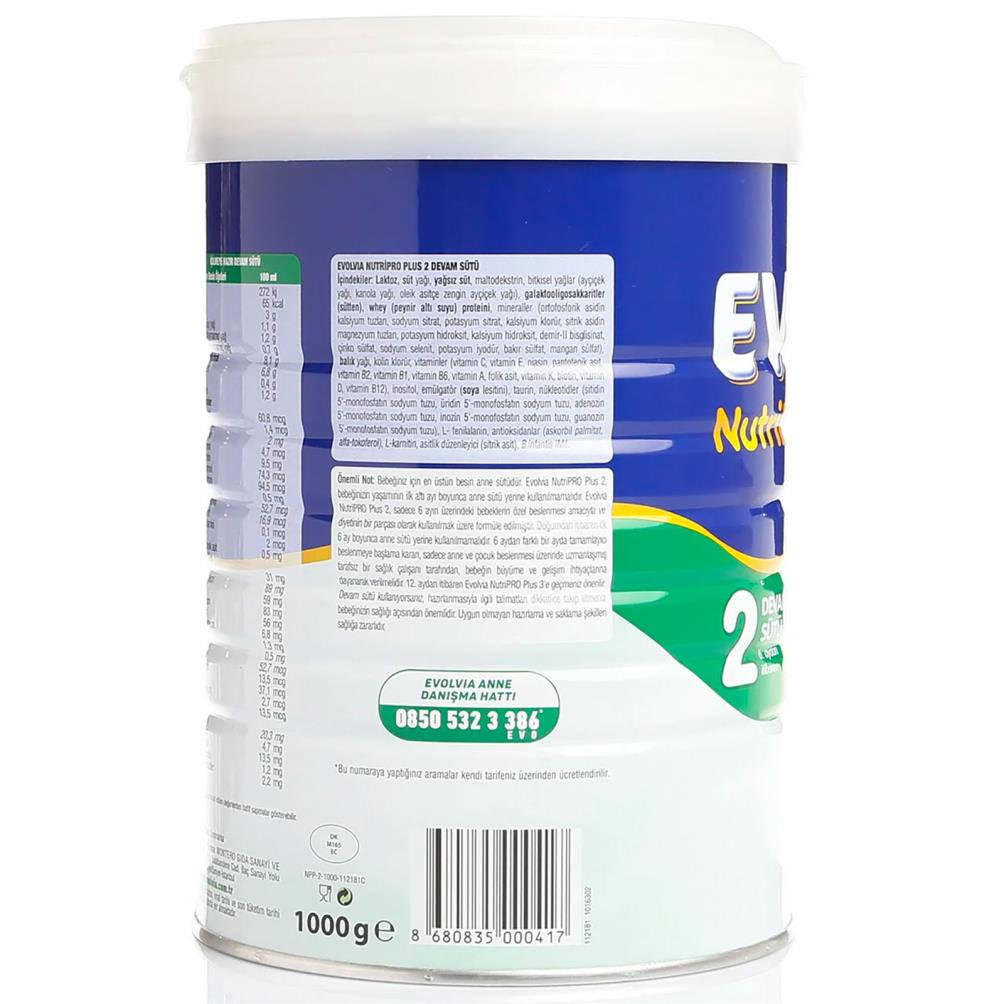 Evolvia NutriPRO Plus 2 - 1000 Gr