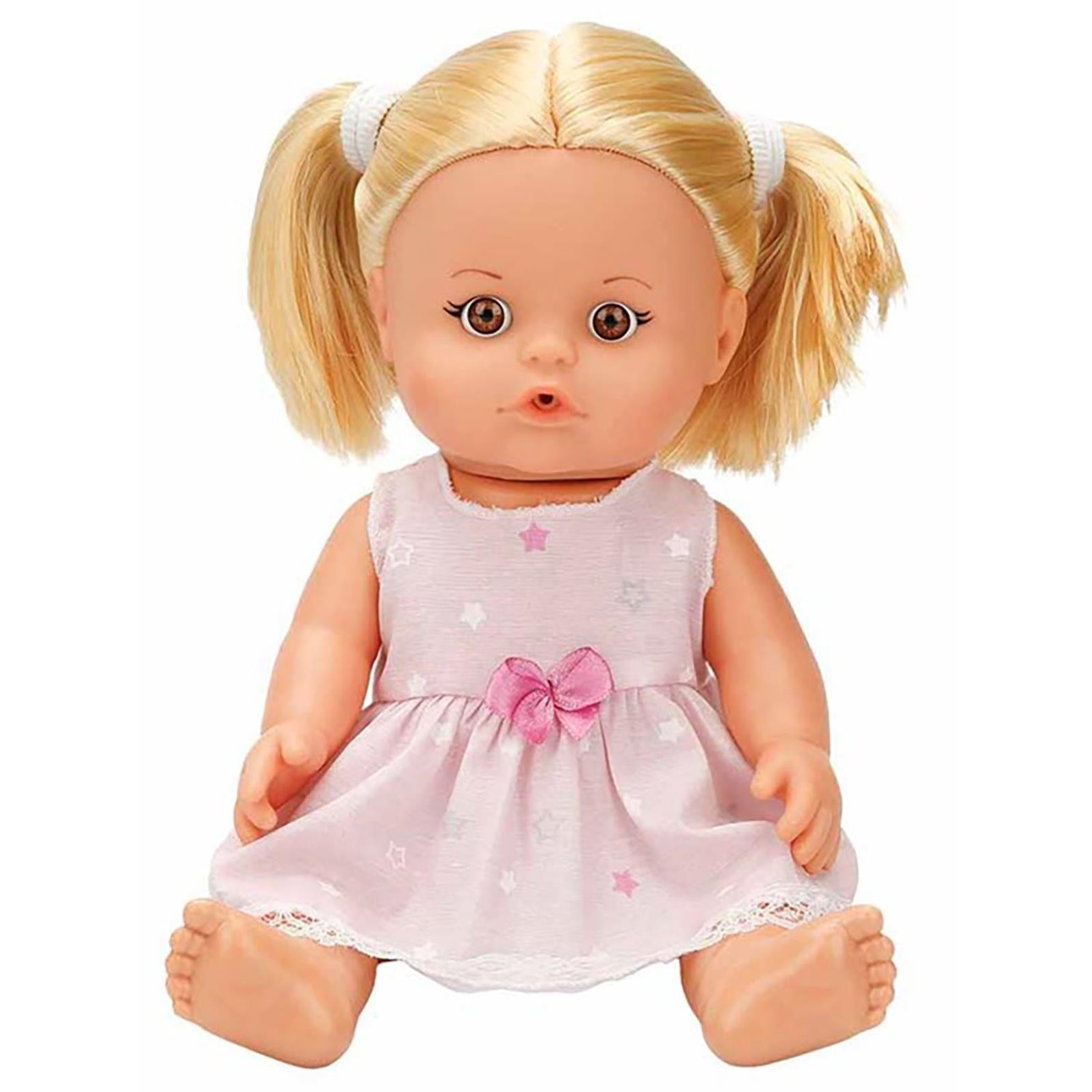 Sunman Oyuncak Bebek Set Boubou Altını Islatan 30Cm.Saçlı/Sessiz